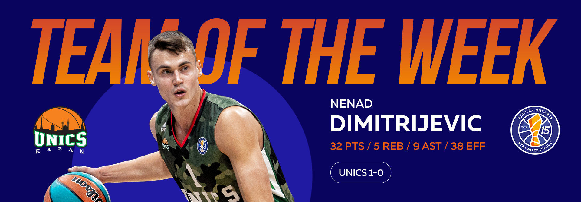 Neno Dimitrijevic was included on the Team of the Round!